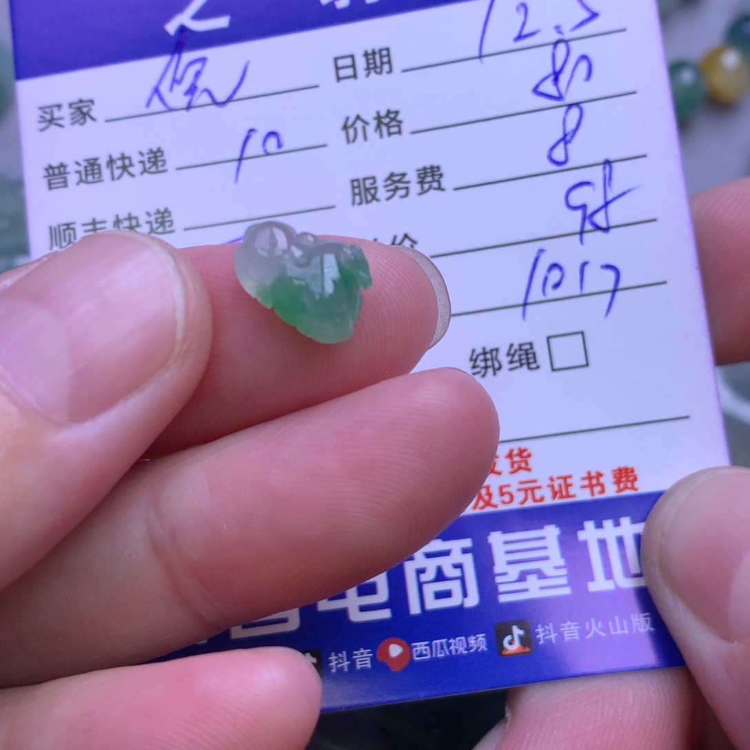 颈饰未镶嵌翡翠倪*