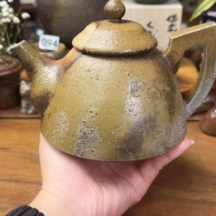 相马美鹤备前烧后手壶福利一口价