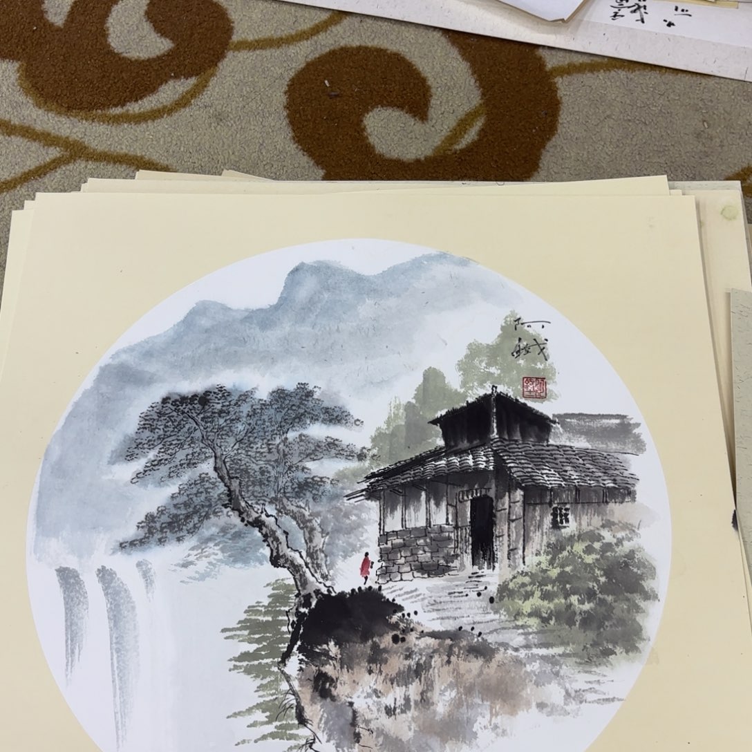 国画阿铁斗方李主播