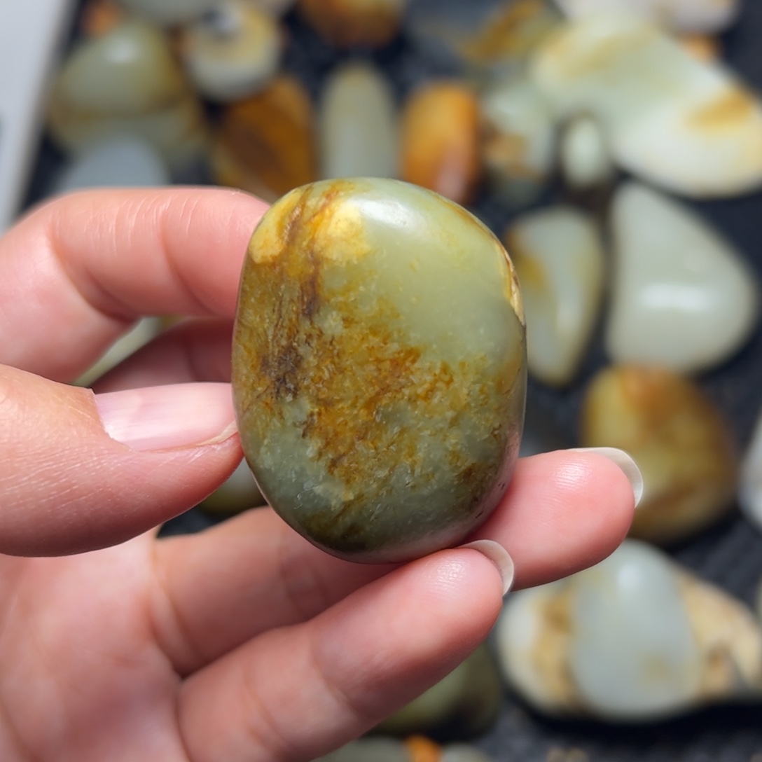 和田玉未镶嵌挂件6