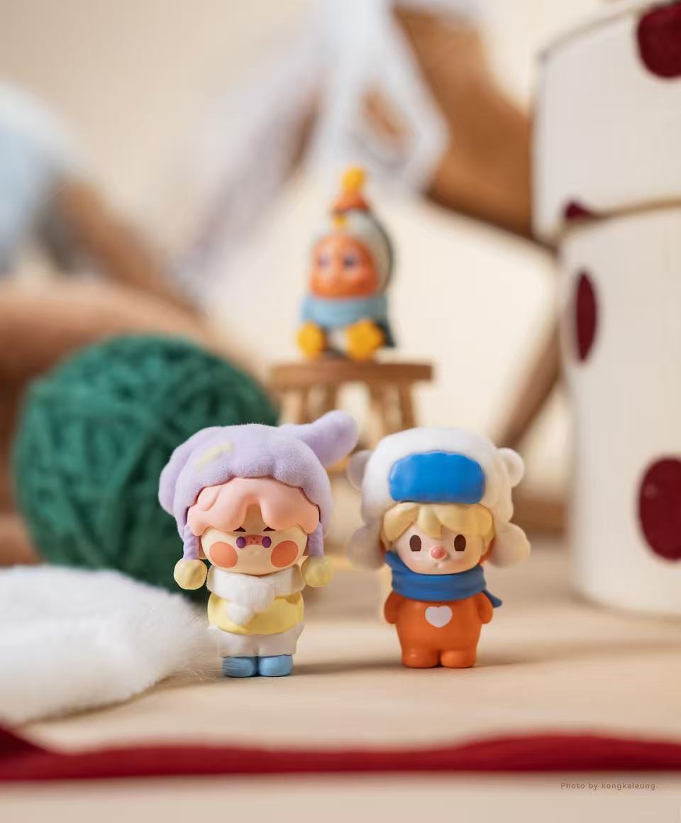 【拆盒】毛绒绒暖呼呼萌粒公仔手办摆件潮玩