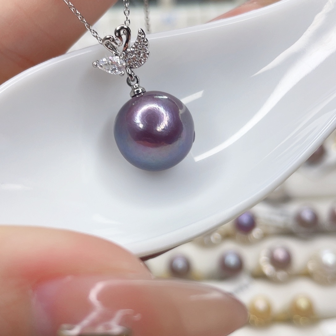 淡水珍珠吊坠(赠链)合金