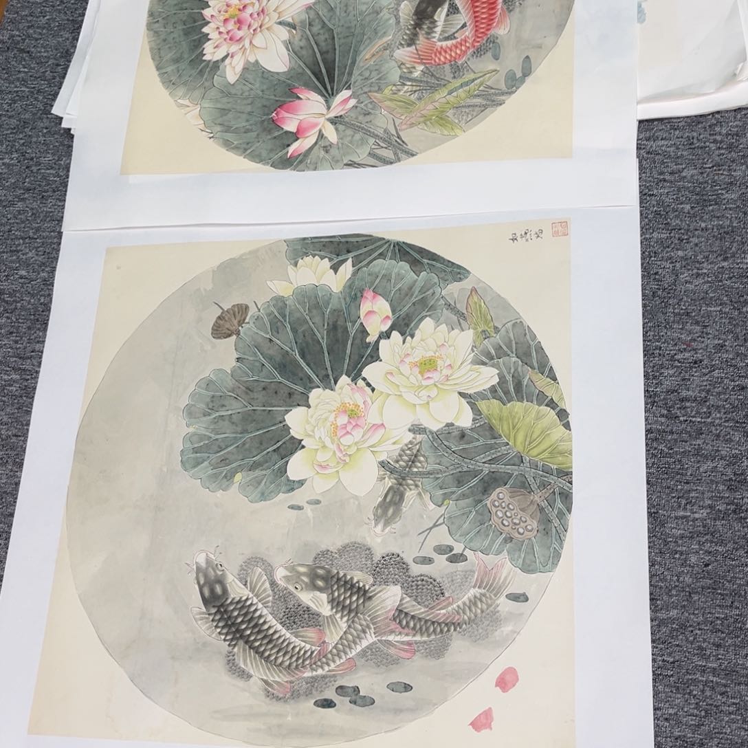 国画海**空绘画艺术作品多次