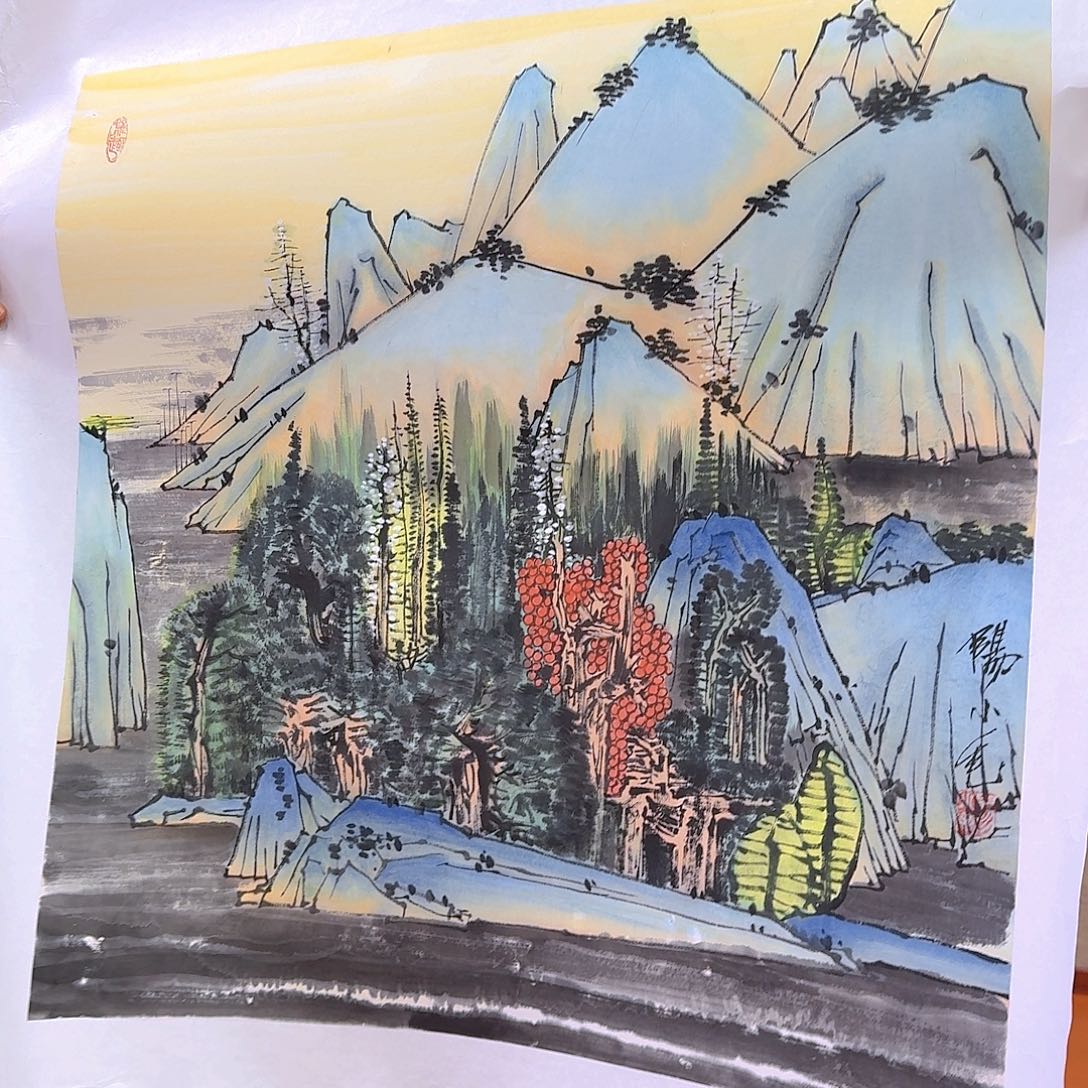 国画我也不知道怎么办