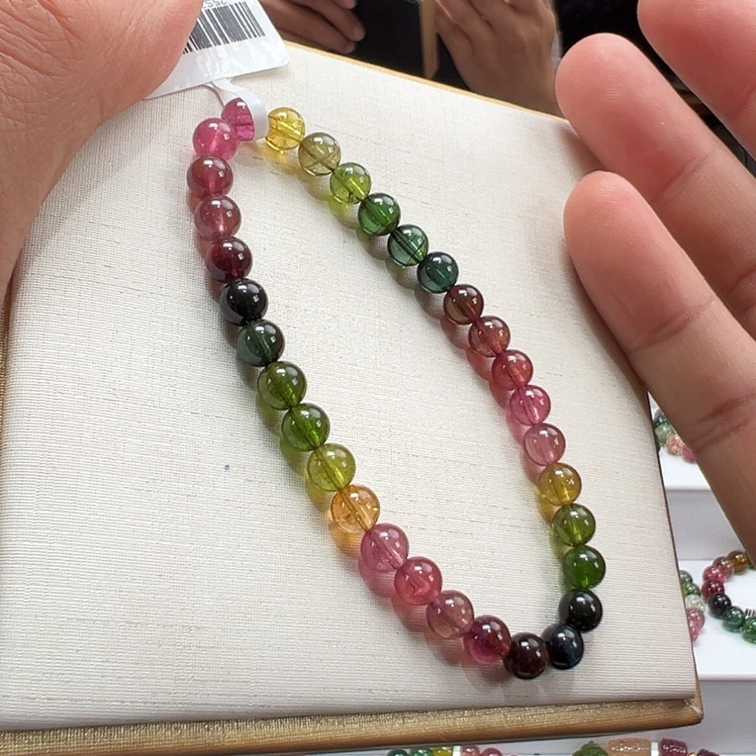 未镶嵌碧玺手串5.8mmmmmm