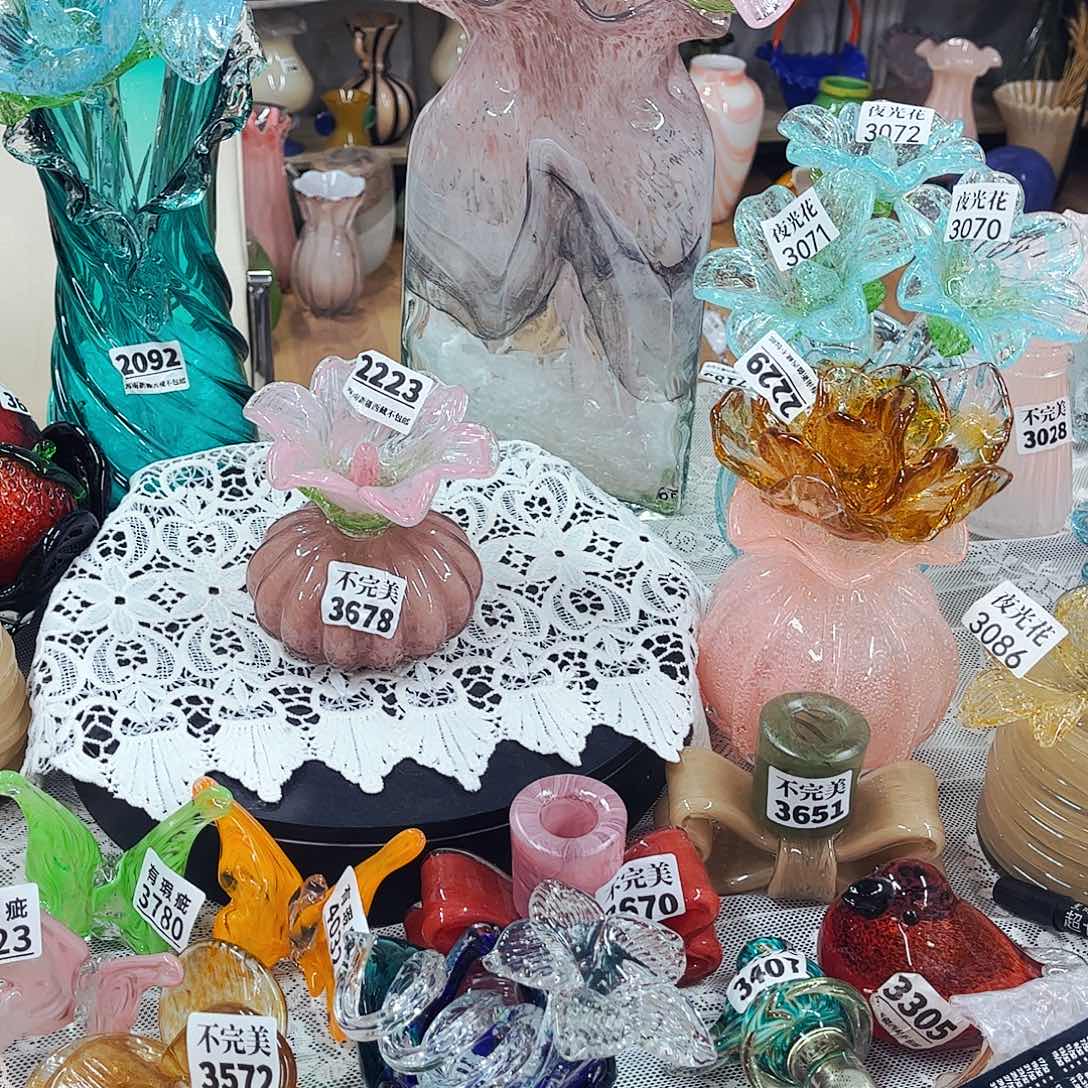 2223花头3678瓶不完美 家悦琉璃工艺品