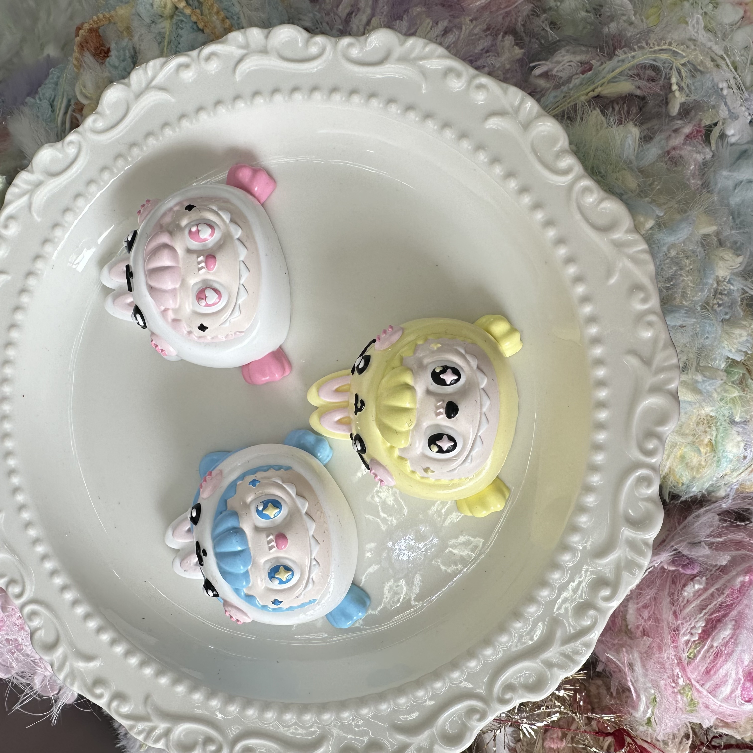 拉布布头捏捏食品级硅胶手工制作 默认微瑕 