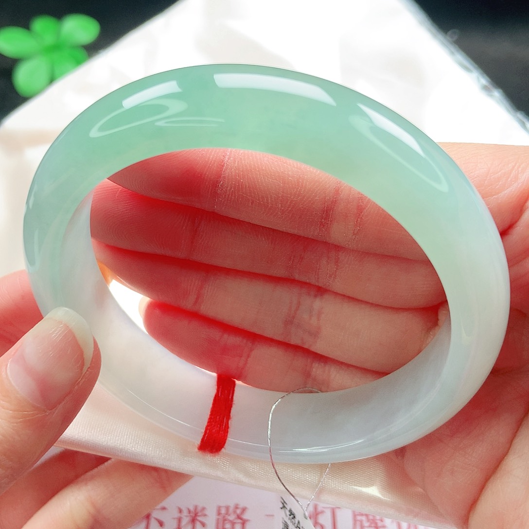 未镶嵌手镯翡翠60圈