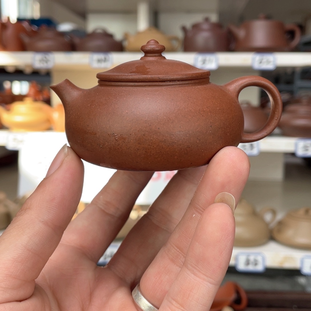 紫砂茶壶底槽清半手工80毫升