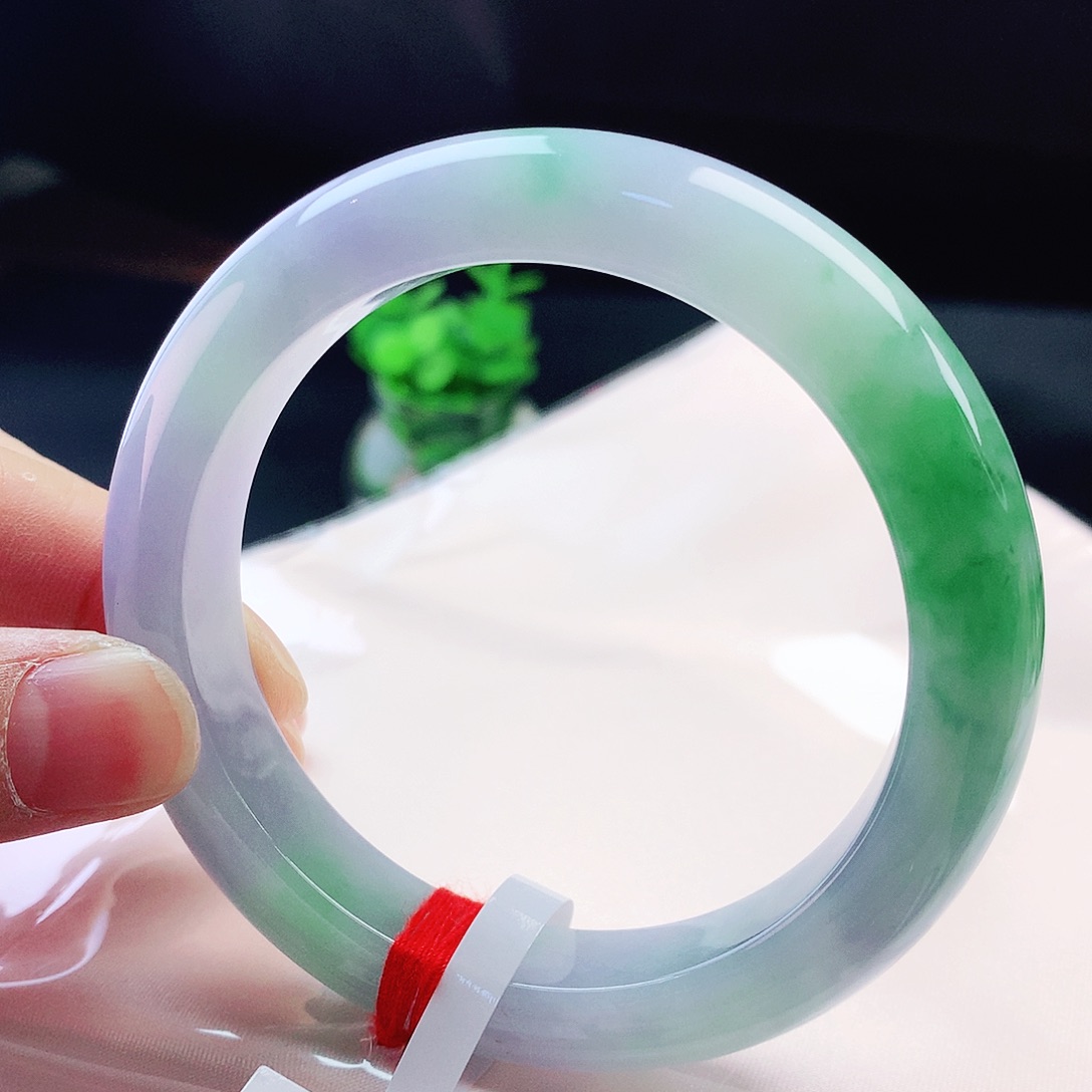 未镶嵌手镯翡翠57+圈