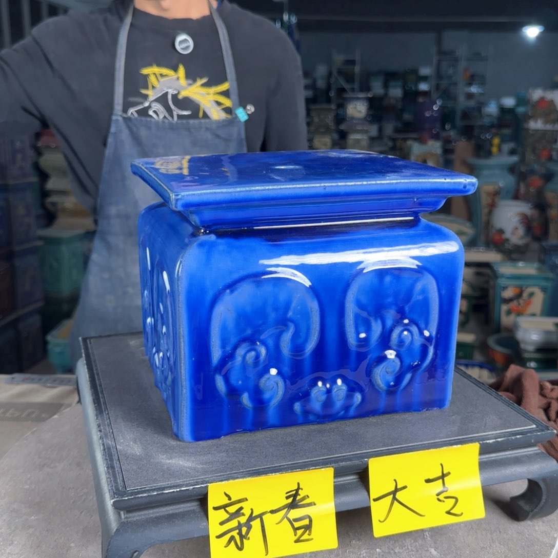 一风堂石湾花盆。微瑕