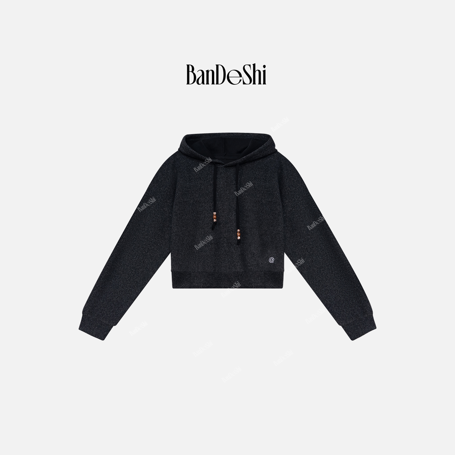 【C4057】班德施-秋冬新款简约加厚连帽卫衣女装SS