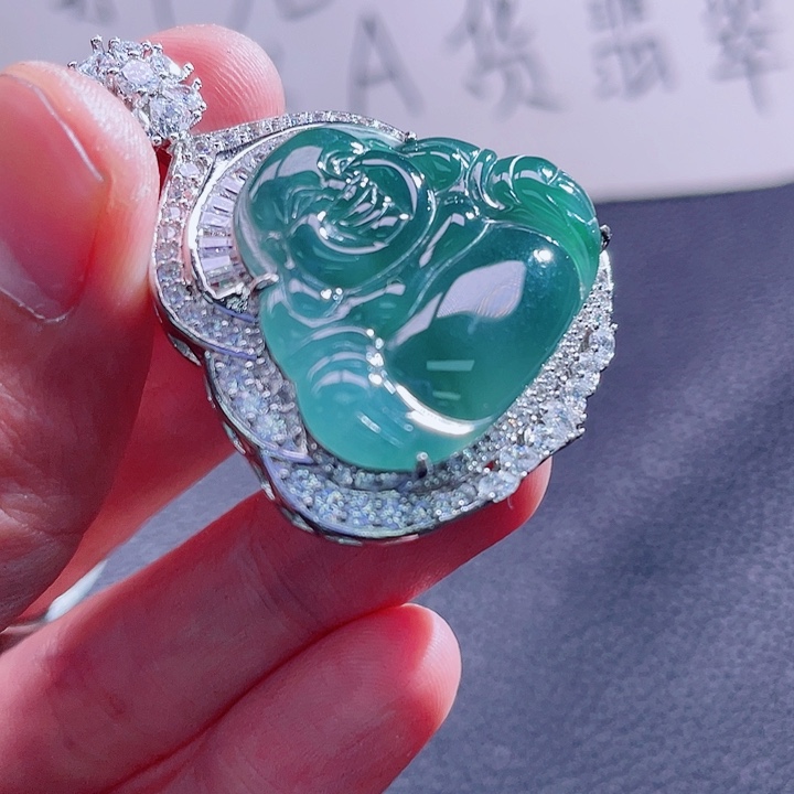 翡翠颈饰未镶嵌999999999