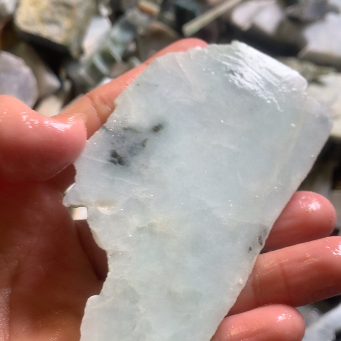 翡翠颈饰未镶嵌缅甸翡翠