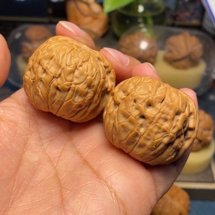 【闪购商品】把件文玩核桃甲骨文