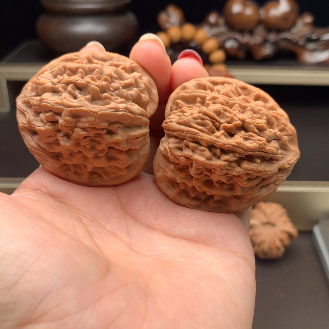 吊坠文玩核桃虎头王