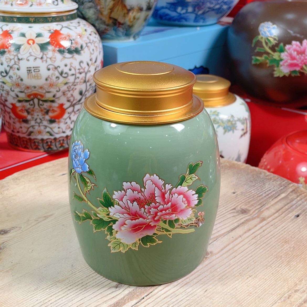 【闪购商品】罐陶瓷茶叶罐密封罐