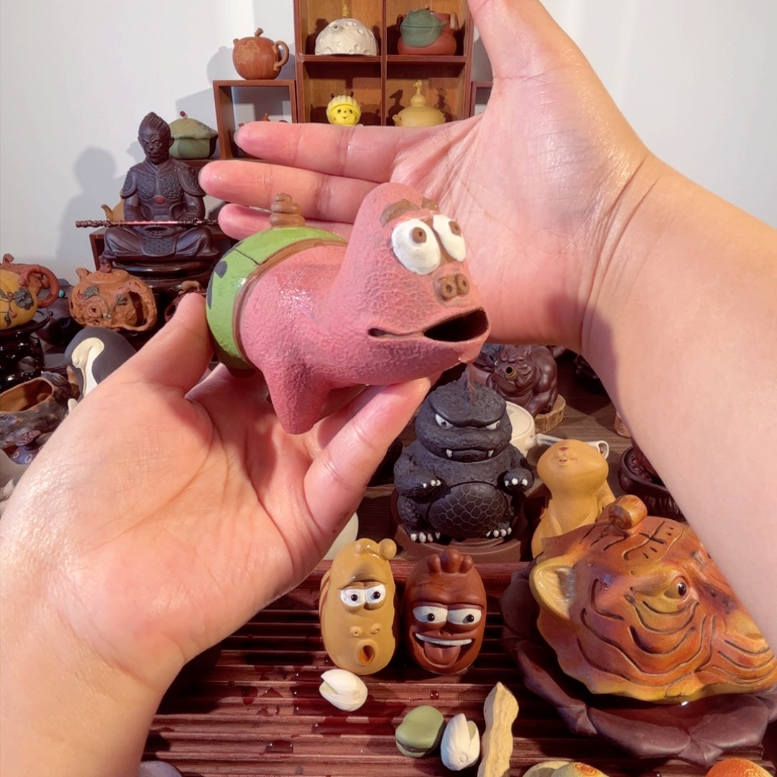 紫砂茶壶纯手工制作过程非常