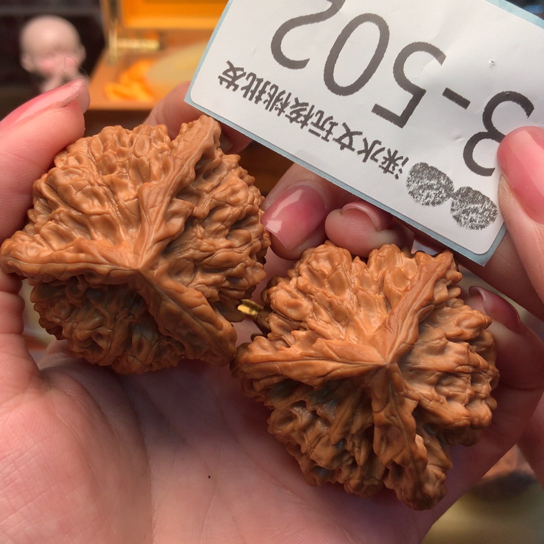 文玩核桃把件50官帽奔