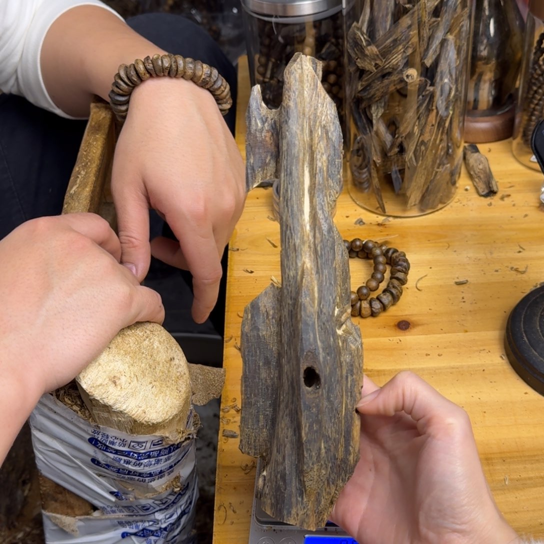 沉香沉香碎屑紫棋一代苗块料熏香料