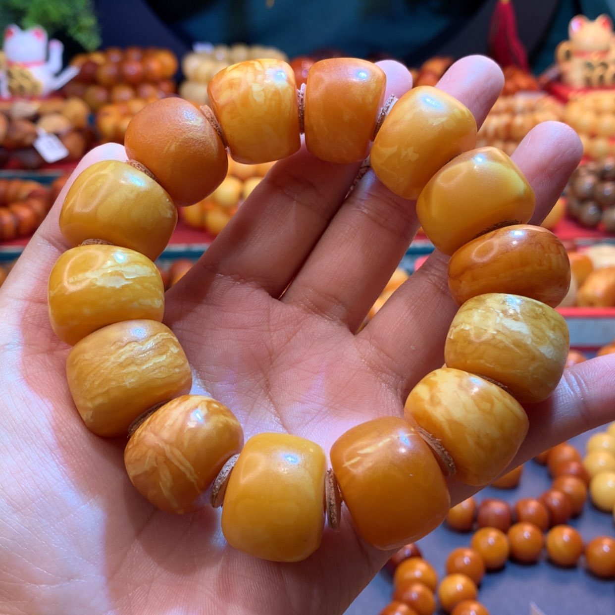 【闪购商品】蜜蜡手串未镶嵌蜜蜡手串