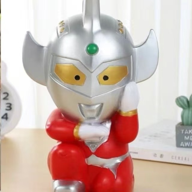 网红大号奥特曼系列石膏娃娃diy涂鸦涂色儿童彩绘益智玩具存钱罐