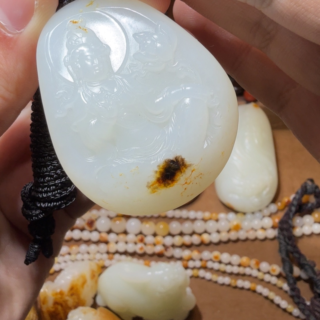 孤***者和田玉未镶嵌笔搁