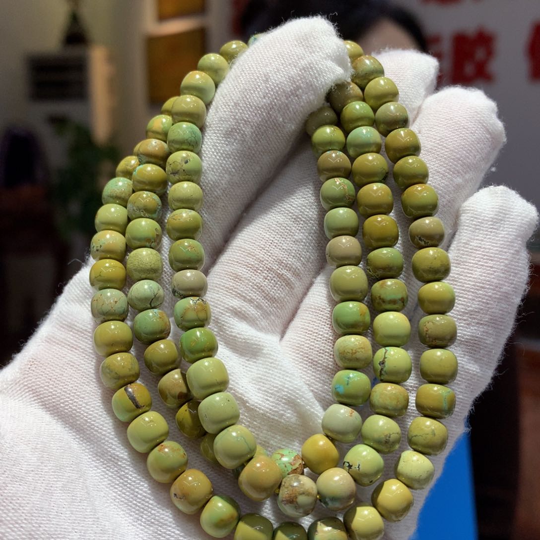 未镶嵌绿松石长链