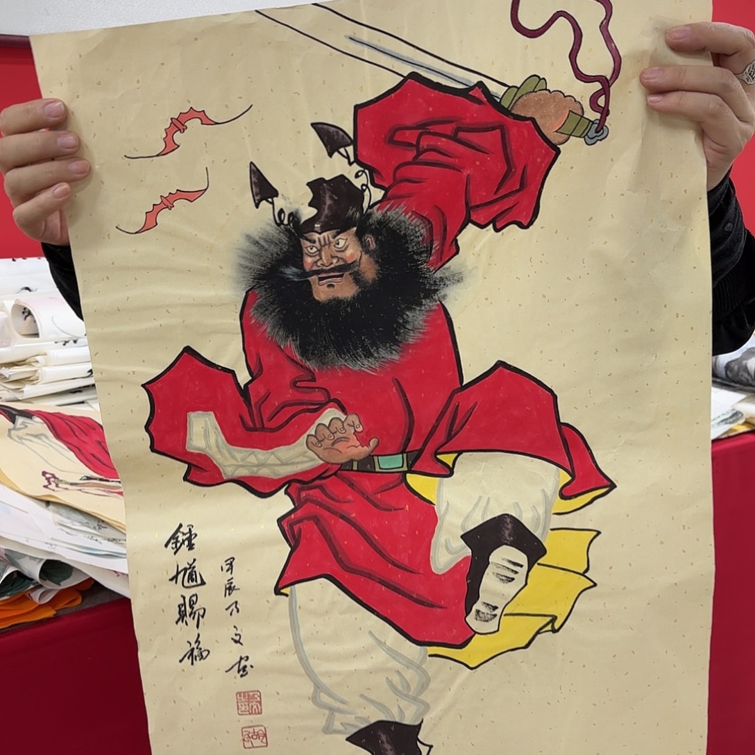 国画国画作品多次在