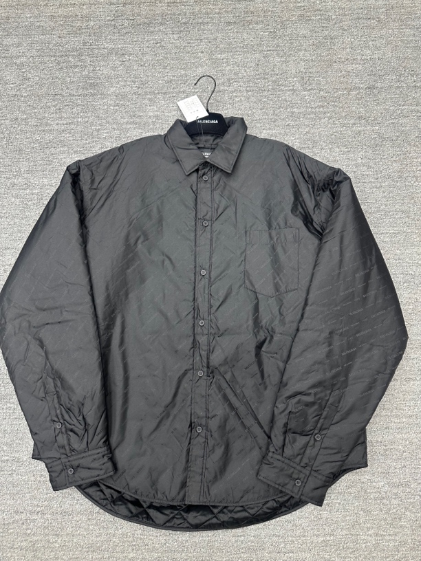 S 巴黎世家弹幕 衬衫棉服 全新