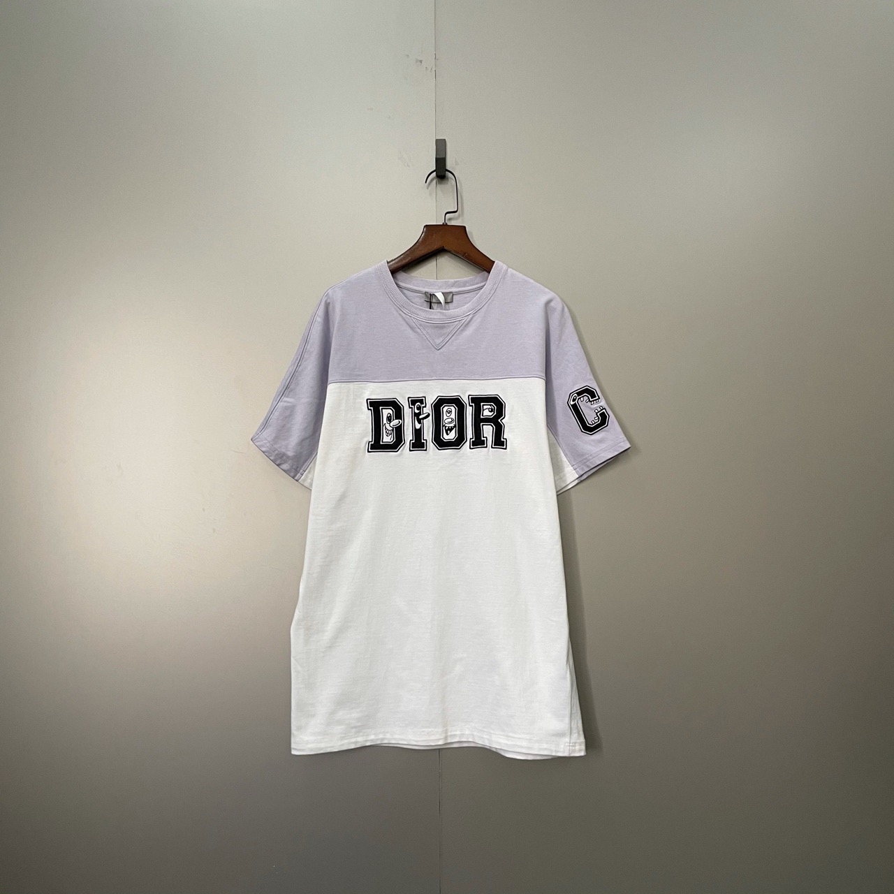 Dior × Kenny Scharf  平纹针织短袖T恤 XS码/95新/8000/bc003693