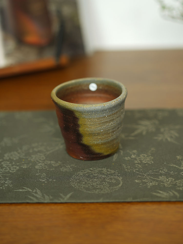 伊禾集物 日本备前烧手工匠人多久守 茶杯 猪口杯 主人杯 2406#