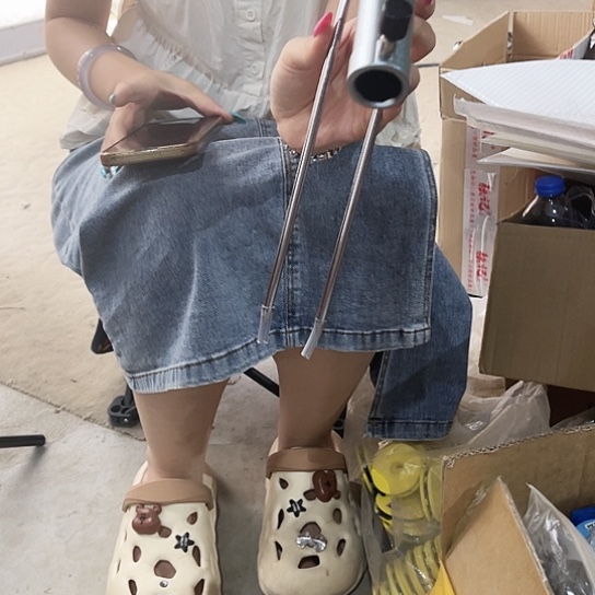 脚踩炮台支架地插颜色随机或备注