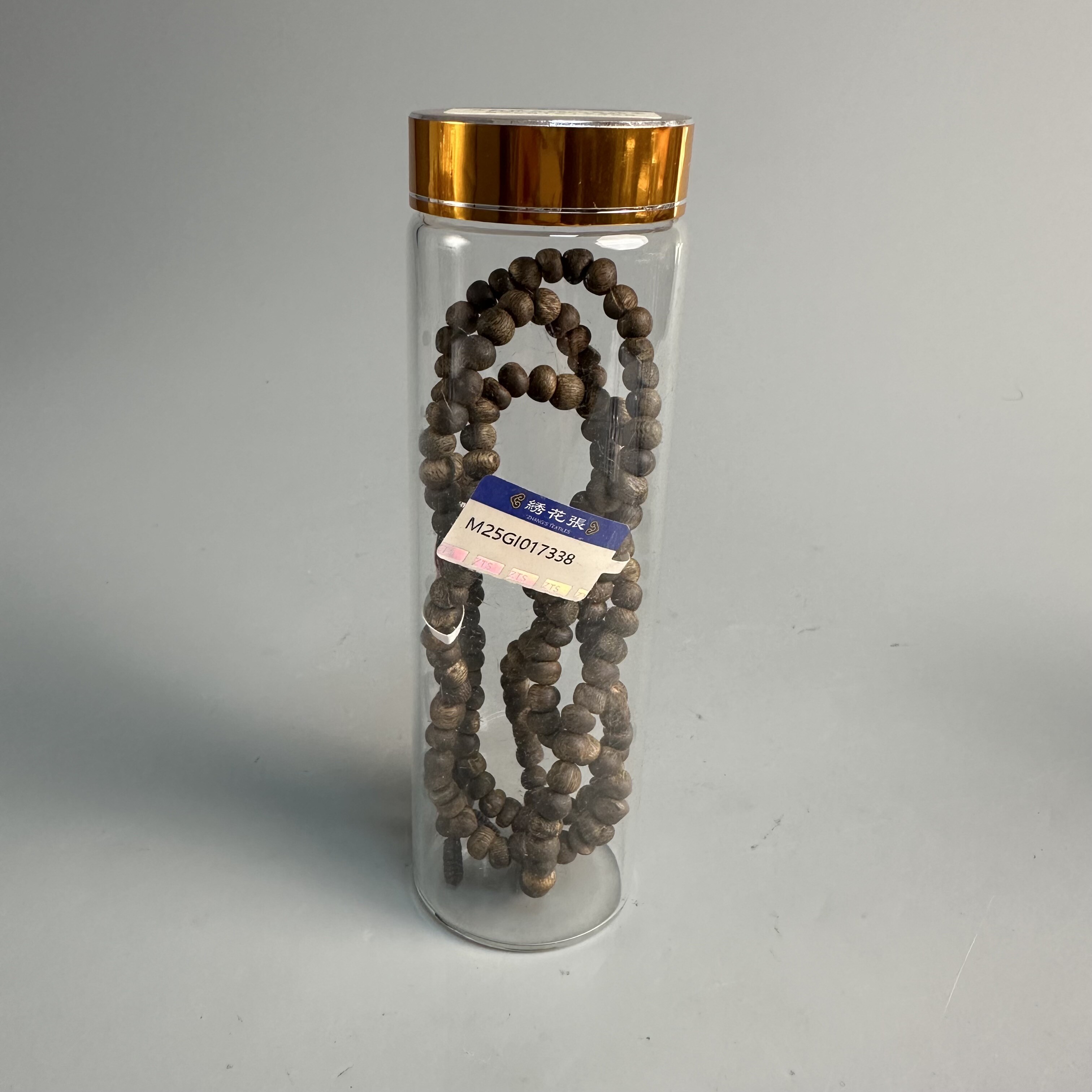 M25GI017338 - 莺歌绿奇楠沉香珠串（树心油沉水级）