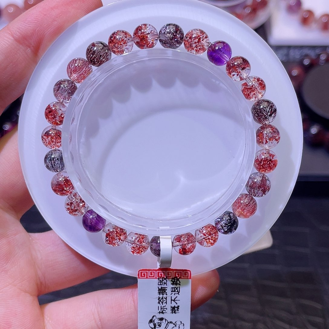 未镶嵌手链水晶草莓超七6.8