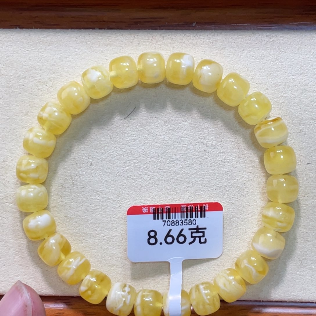 琥珀手链未镶嵌蜜蜡