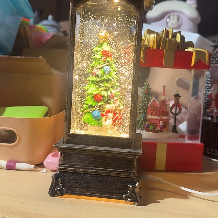 圣诞节平安夜灯亮