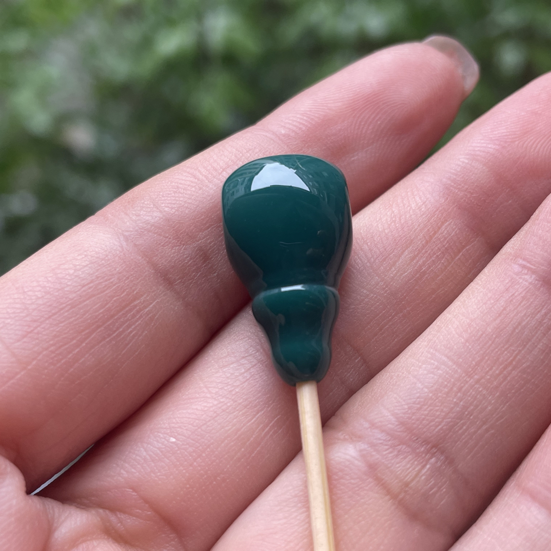 手工艺果冻绿色三通