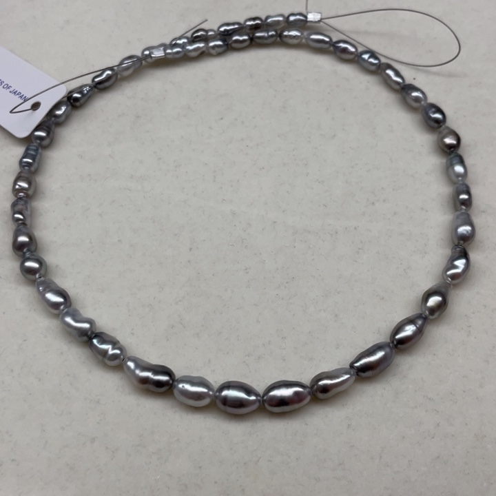 项链未镶嵌海水珍珠大溪地keshi