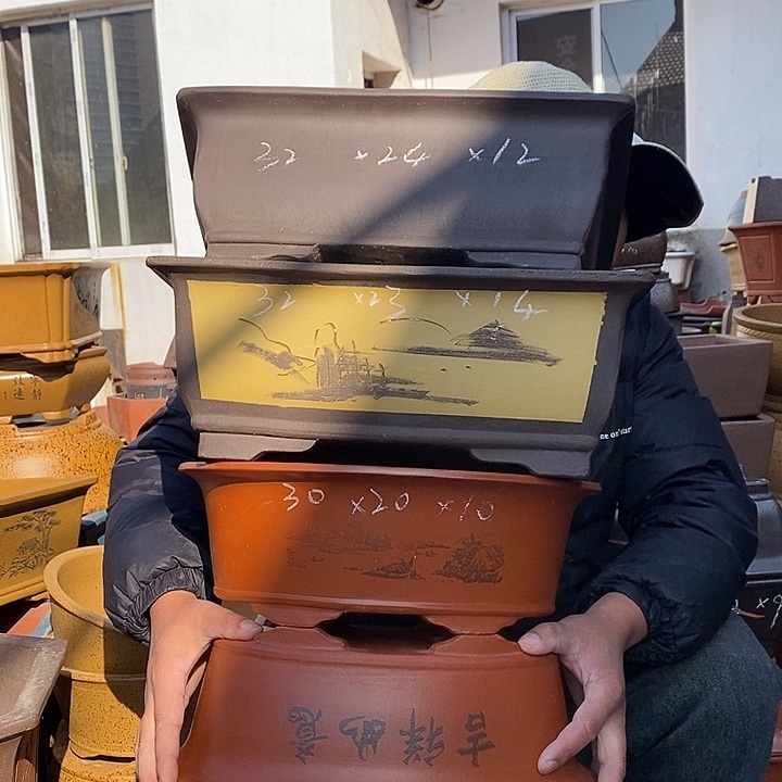 花盆紫砂宜兴紫砂