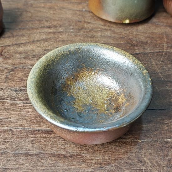 陶瓷双饮款坭兴陶柴烧主人杯（瑕）