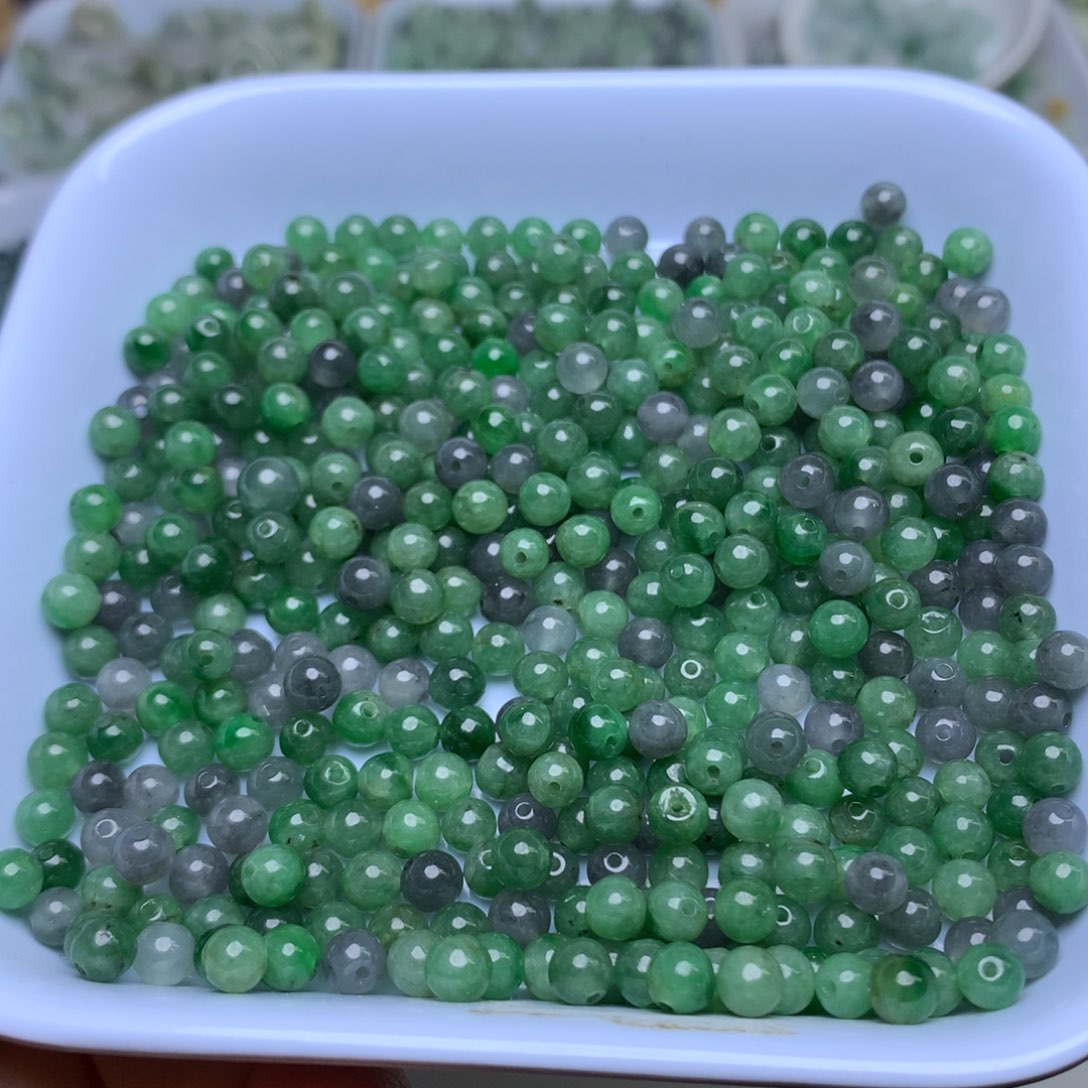 散珠翡翠卡4.9冰紫绿10个