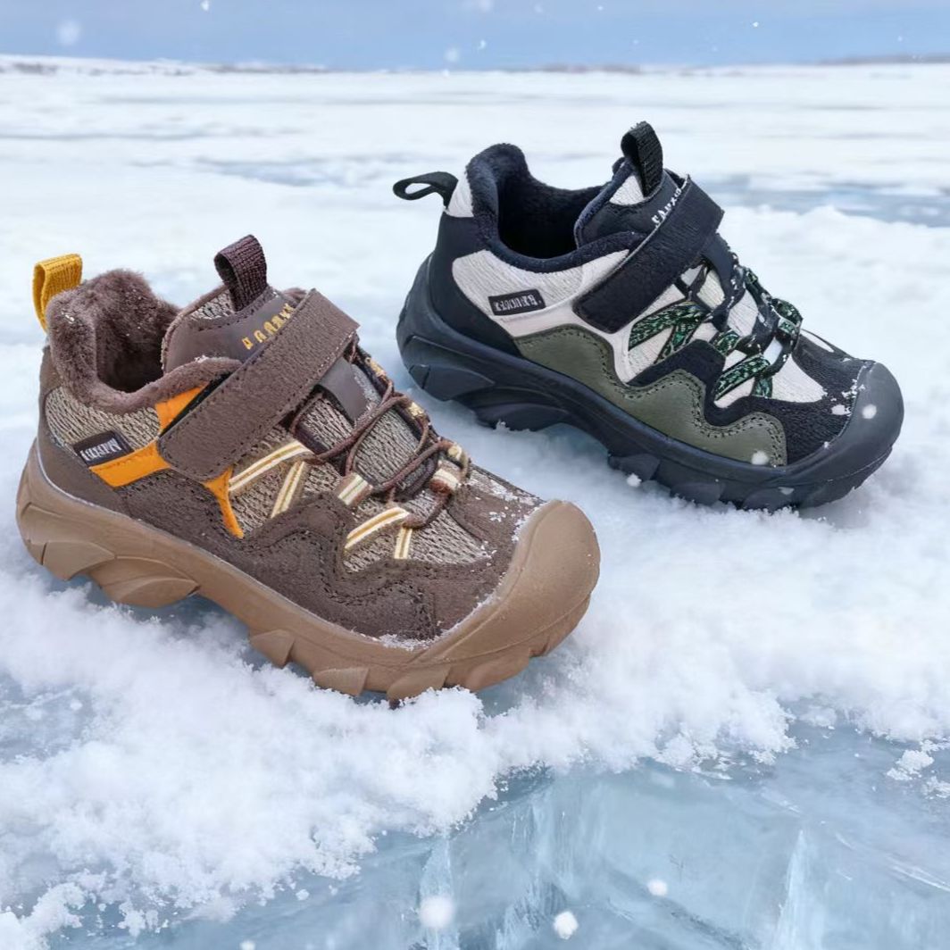 二棉儿童皮面溯溪鞋运动鞋6191新