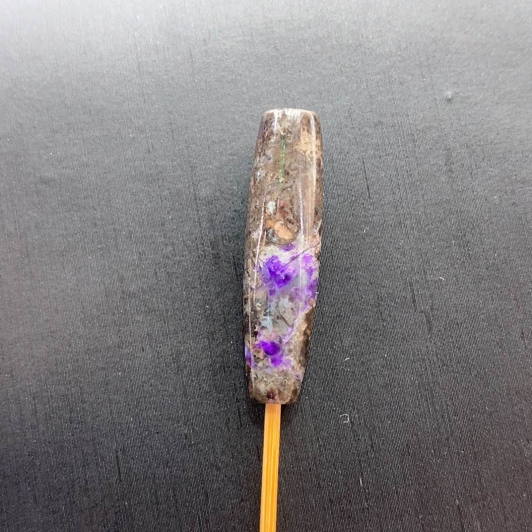 苏纪石（舒俱来）未镶嵌南非舒俱来泥地天珠