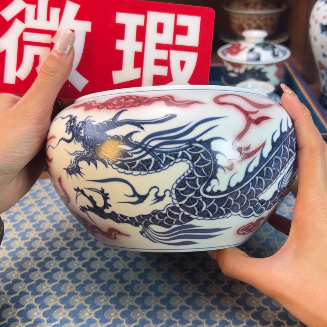 摆件微瑕景德镇手工手绘陶瓷