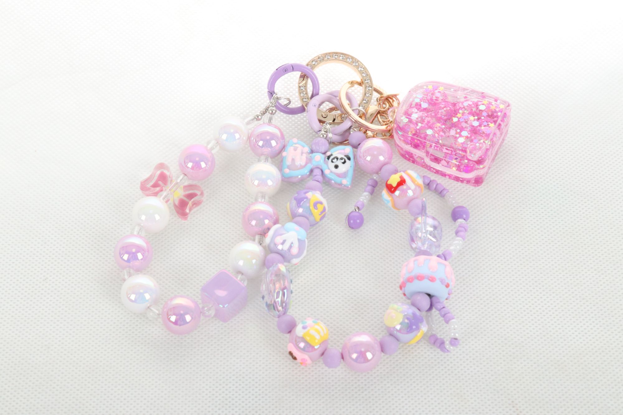 【主播现拆】手绘串珠卡通包挂饰品