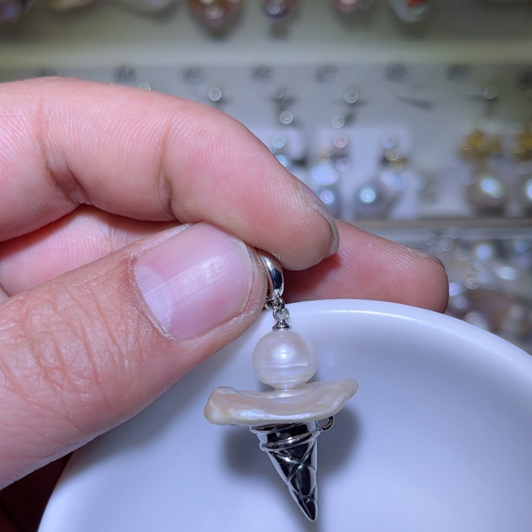 淡水珍珠未镶嵌吊坠(不含链)78