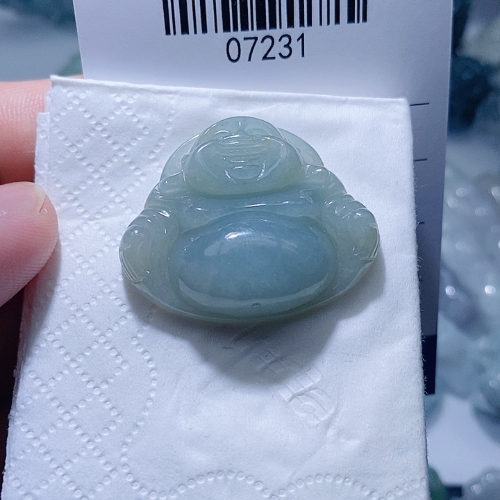 翡翠未镶嵌颈饰天光墟翡翠市场现金代购