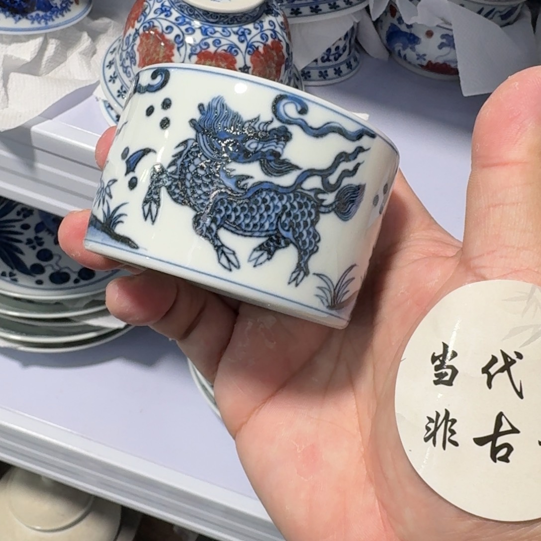 摆件瓷瓷言所老曹甄选好瓷微瑕