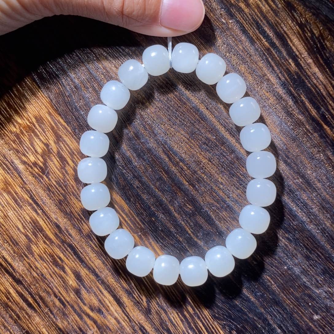 和田玉手串未镶嵌Y**O10m老型